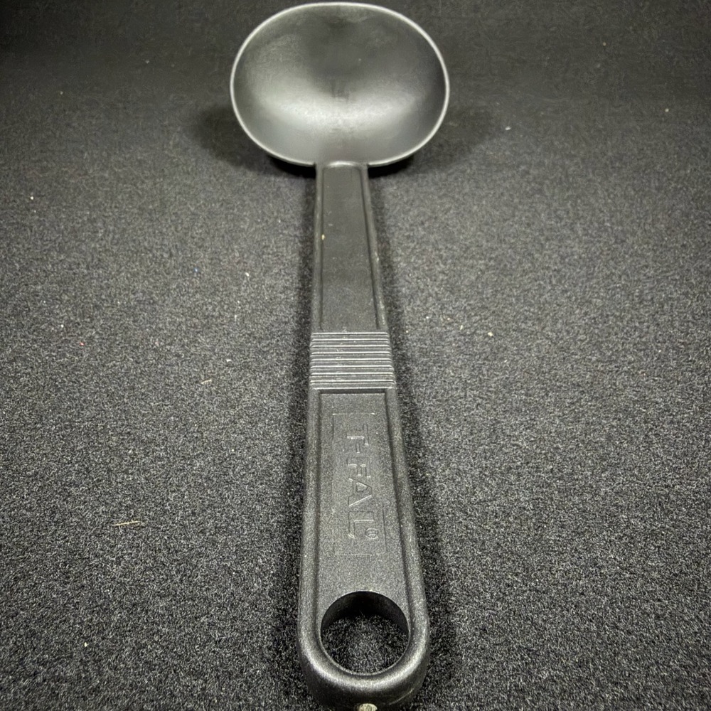 T-Fal Black Nylon Soup Ladle Heat Resistant Kitchen Serving Spoon Made in Canada